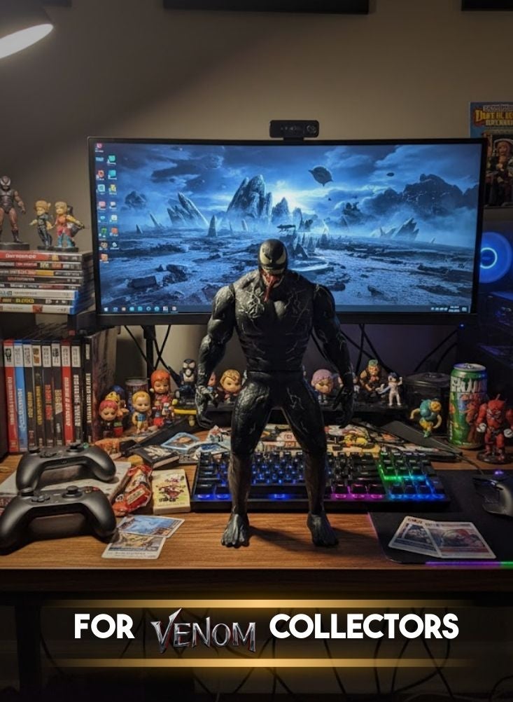 Premium Venom Action Figure – Marvel Symbiote Character Collectible Toy with Movie-Style Design - Image 2